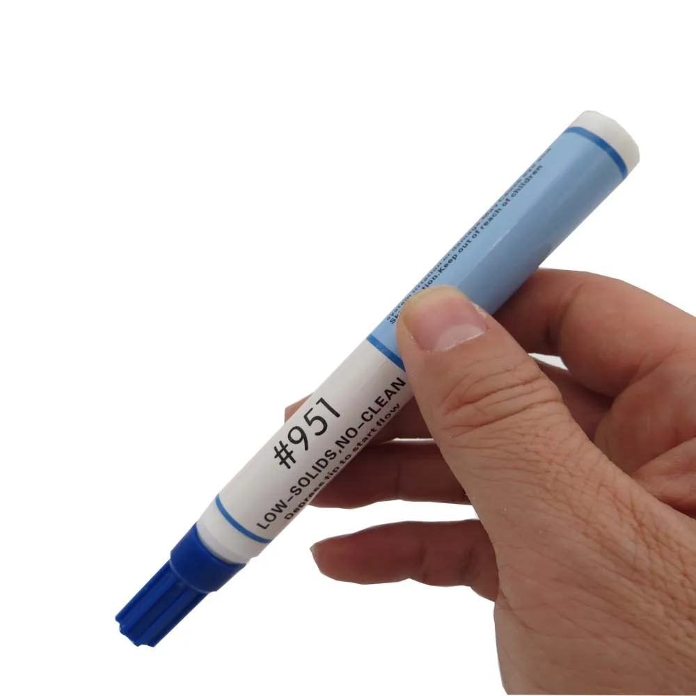 1pcs 951 Soldering Flux Pen Low-solids Kester Cleaning-free Welding Pen For Solar Cell  Fpc/pcb 10ml Capacity No-clean