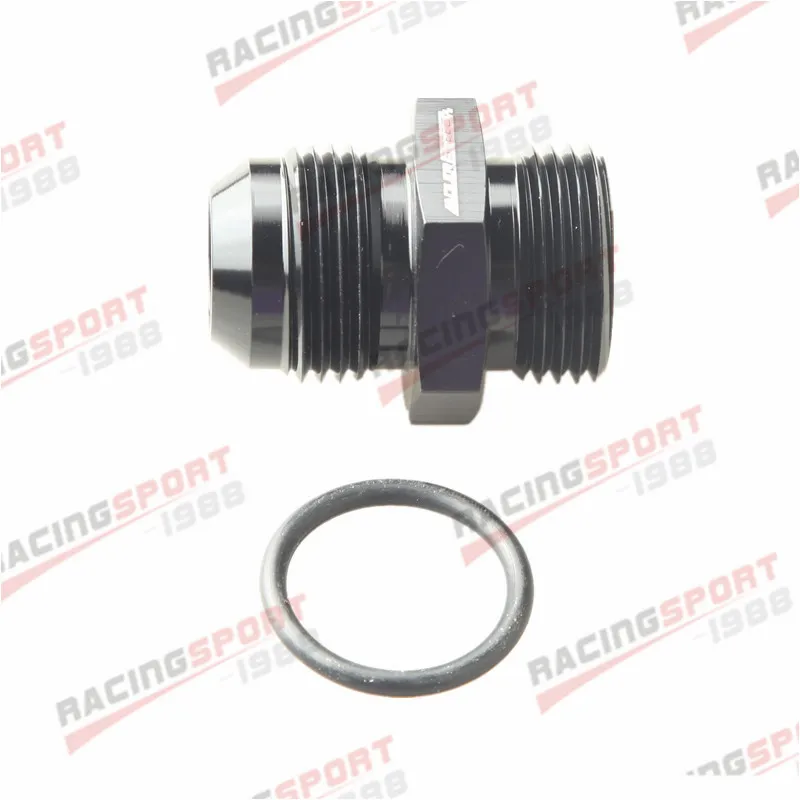

AN-12 AN12 To 1-1/16-12 UNF AN12 With O-Ring Cut Adapter Black
