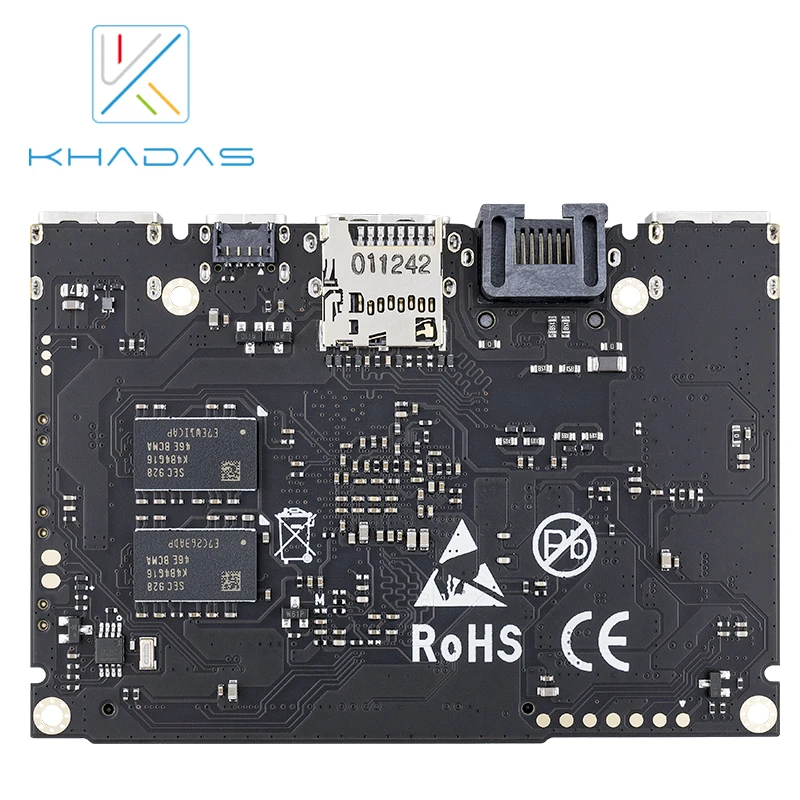 Khadas vim1 Basic Single Board Computer amlogic s905x Quad Core Development Board Arm 64bit Cortex-A53 WLAN ap6212 bt 4,2 2 8GB