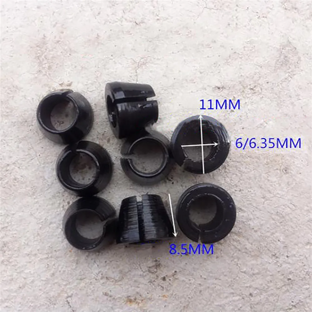 5pcs/set 6mm/6.35mm Trimmer Chuck for Makita 3703/ 3701 Trimming Machine Replacement Router Collet Cone Repair Parts