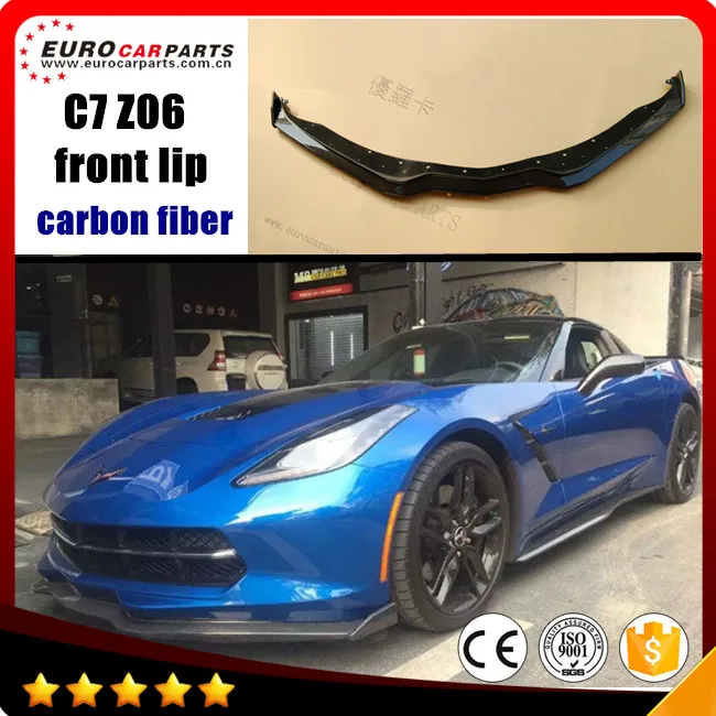 C7 carbon fiber front lip fit for Corvette C7 front spoiler carbon fiber material