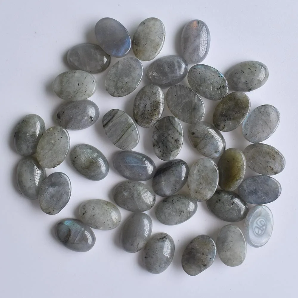 2020 Modischer Bestseller: Gemischte Naturstein-Oval-Cabochons aus Tigerauge und Opal, 10x14mm, Großhandel 50 Stück/Lot, kostenloser Versand – Detail 4
