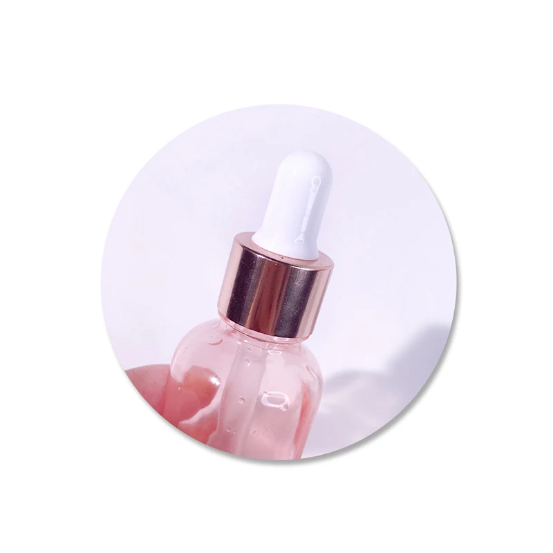 10 Stks/partij Glas Roze Dropper Flessen Met Pipet Etherische Olie Flessen Aromatherapie Blends Cosmetische Parfum Containers