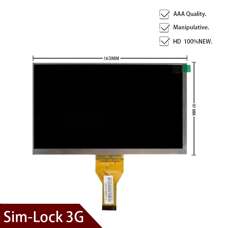 

7 inch for Irbis TX24/TX50/TX69/TX33/TX70/TX21/TX22/TX49/TX47/TX34/TX37/TX77/TX18 Sim-Lock 3G tablet lcd display screen matrix