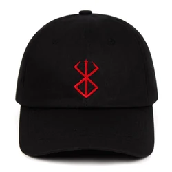 BERSERK-Casquette de Baseball 100% en coton pour hommes et femmes, chapeau de fans de dessins animés