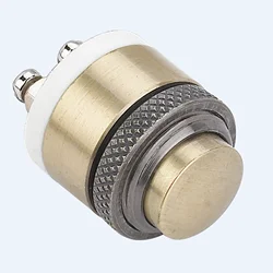 ELEWIND 16mm High Dome head Brass (Bronze-coloured) Doorbell push button ( PM163-10,16mm )