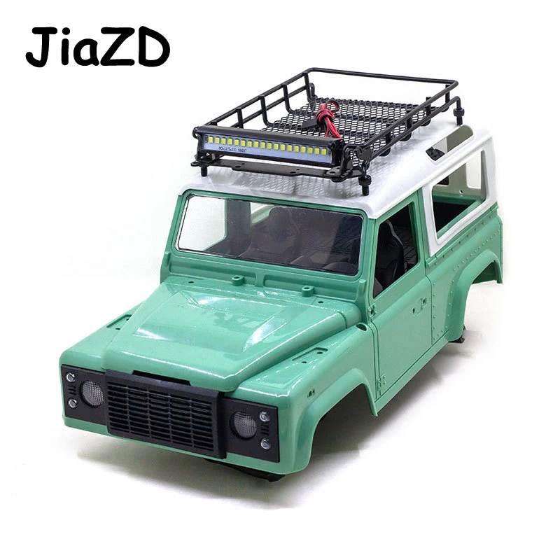 RC Metal Roof Rack Luggage Carrier with LED Light Fit for MN 1/12 RC Crawler MN90/MN90K RC Model Car Spare Parts Roof Rack W52