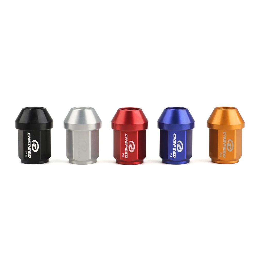 Car Modification 20pcs 7075-t6 Aluminum HEX 19mm Wheel Lug Nuts 35mm Racing Lug Nut m12x1.5 Racing Forged  Style Yc101089