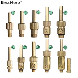 BRASMOYU M6 M8 M10 M12 M14 Garden Adjustable Fountain Nozzle Brass Micro Outdoor Water Pond Jet Irrigation Sprinklers Ornaments