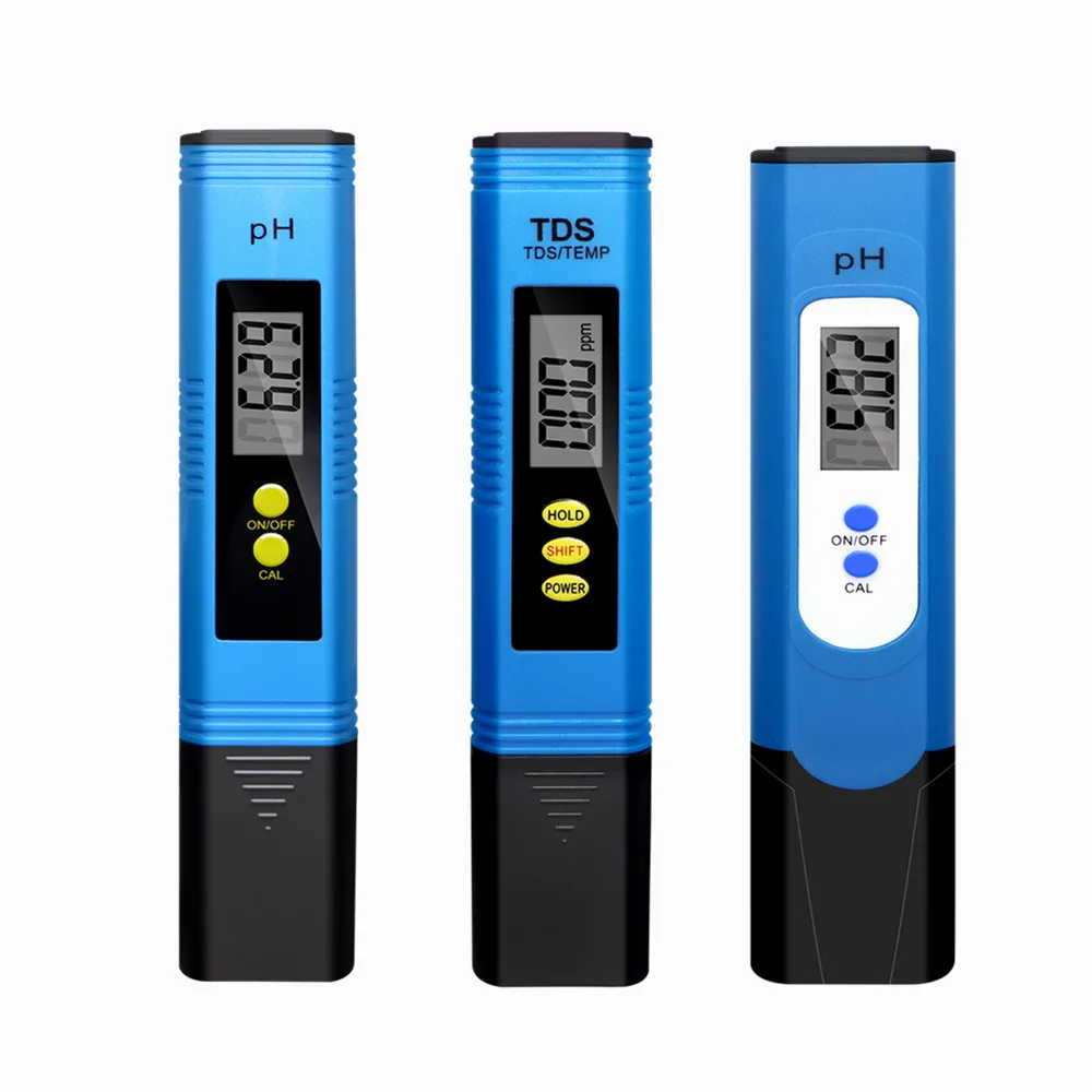 Digital PH TDS EC Meter purezza dell'acqua filtro PPM rilevatore idroponico per acquario piscina Monitor di qualità dell'acqua strumento di misura 60% di sconto