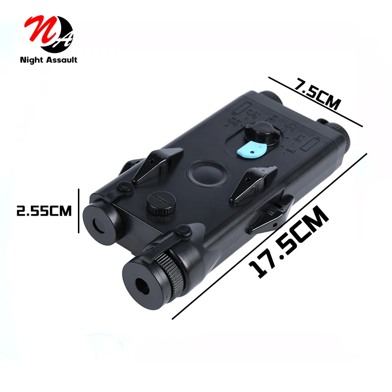 Airsoft Nylon AN peq PEQ-2 Red Dot Laser sight Battery Case Red Laser For 20mm Rails No Function PEQ2 Box Hunting Weaponlight