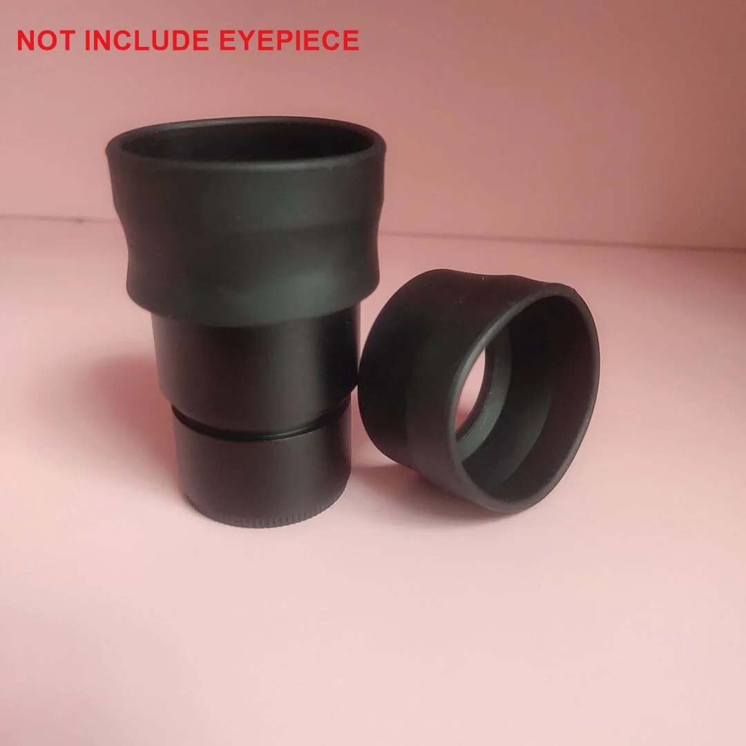 2pcs 33-38mm High Elasticity Rubber Eyepiece Eyecup Guard for 33-39mm Stereo Microscope Lens