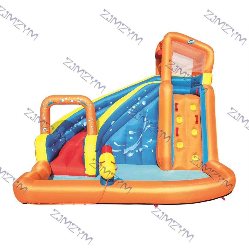 53301 Above Ground Inflatable Swimming Pool PVC Material Children's Pool Amusement Water Park with Slide for Family & Kids