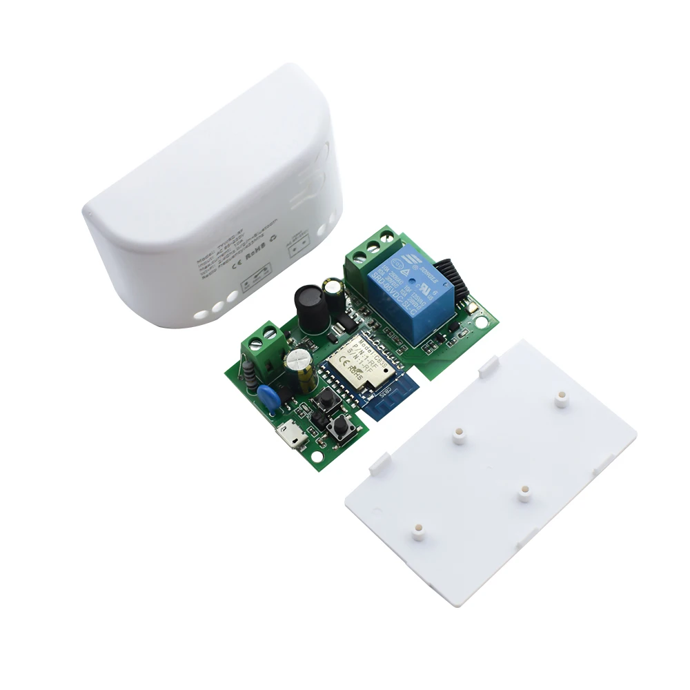 AC 220V Tuya Smart Wifi Motor Switch Module 1CH AC/DC 5V 12V 32V RF 433 Radio Remote Control Inching Relay for Alexa Google Home