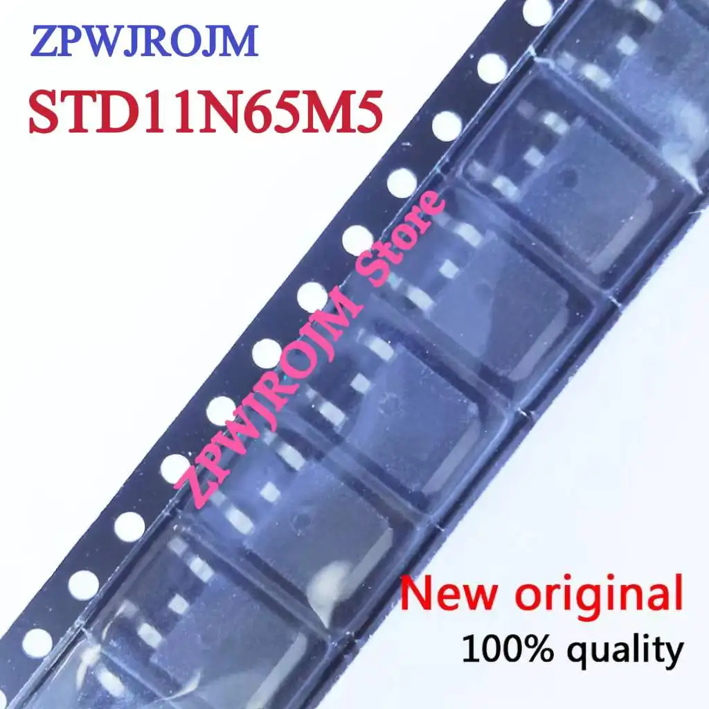 

10 шт./лот 11N65M5 11N65 STD11N65M5 MOSFET TO-252