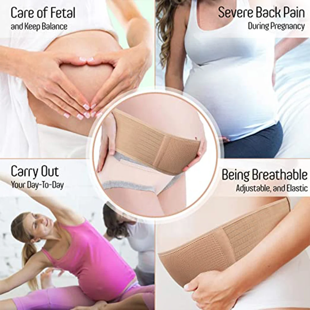 Breathable Maternity Brace Protector Care Abdomen Support Belly Clothes Pregnant Women Waist Belt Waist Band Back Ropa Pregnancy