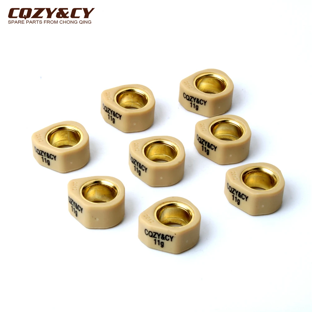 8 szt. Wysokiej jakości ciężarki rolkowe wyścigowe 20x12mm 9g 11g 13g 16g dla Aprilia Leonardo ST 250 1999-2004 — zdjęcie 5