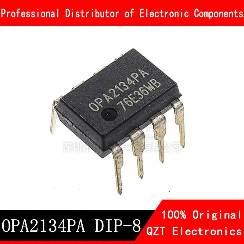 10pcs/lot OPA2134 DIP OPA2134PA DIP-8 Dual op amp chip new original In Stock