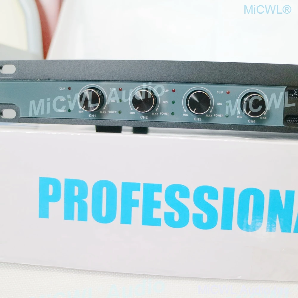 5200 W digitaler Hochleistungsverstärker 1300 W x 4-Kanal-Mikrofon-Leistungsvorverstärker AMP 4-Kanal-Bühnen-Audio-Sound 2600 Watt