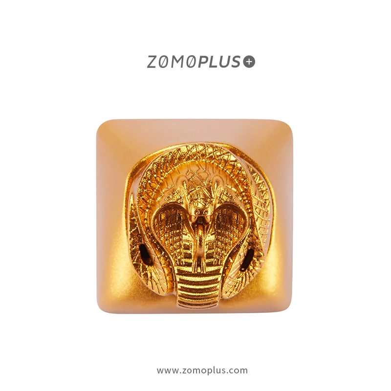 

ZOMO PLUS Fantastic Beasts Series - Golden Cobra 3D Aluminum Artisan Keycap Mechanical Keyboard Keycap