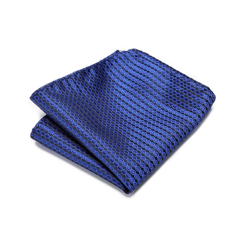 Fashion Silk Hankerchief Scarves Vintage Hankies Men\'s Pocket Square Handkerchiefs Striped Solid Snot Rag 22*22 cm