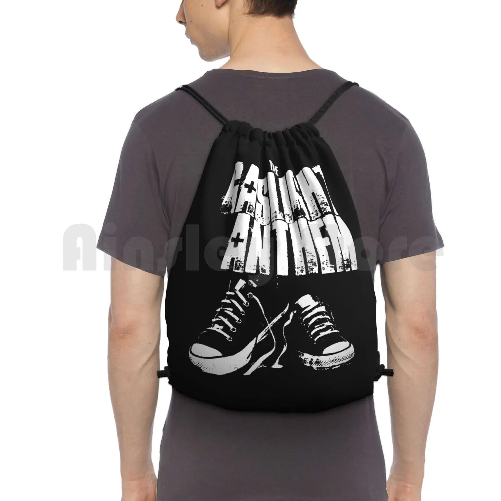 The Gaslight Anthem Backpack Drawstring Bags Gym Bag Waterproof The Gaslight Anthem Band The Anthem Gaslight Anthem The