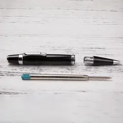 Luxury Metal Mini Ballpoint Pen Signature Business Office Supplies Student Stationery Writing Gift