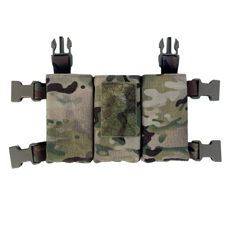 

Tactical Magazine Pouch LV119 FSCK AVS Vest Expansion Conversion 5.56/7.62 Triple Ammo Clip Bag Holder Pocket Equipment