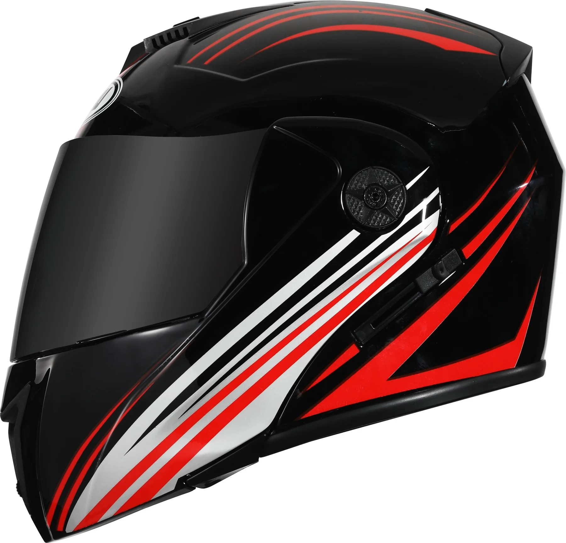 

Casco de motocicleta abatible hacia arriba de cara completa, abatible hacia arriba, doble visera, para hombre y mujer