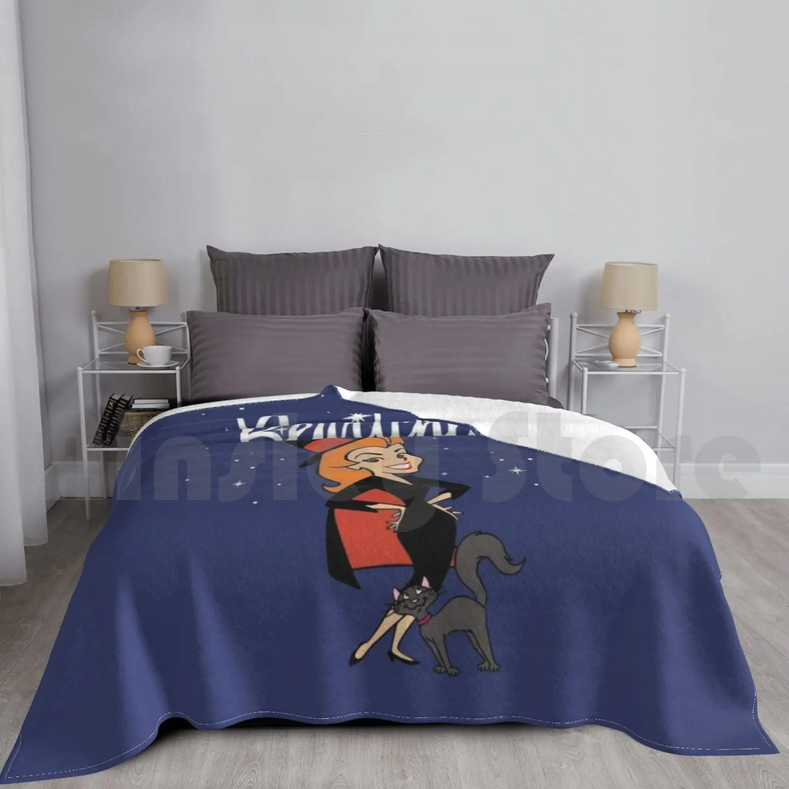 Bewitched Shirt , Poster , Blanket Fashion Custom Bewitched Tv Samantha Endora Darrin Darren