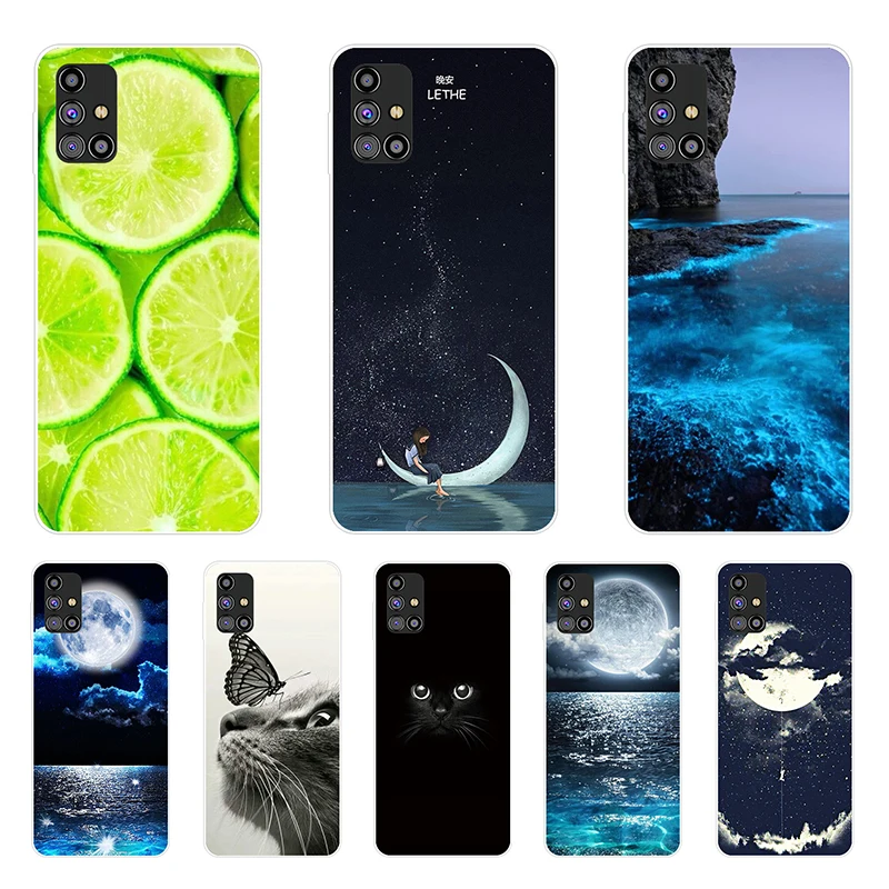 Silicon Case for Samsung Galaxy M31S Soft Tpu Transparent on Galaxy M31S 6.5 inches Case shockproof Funda coque etui bumper