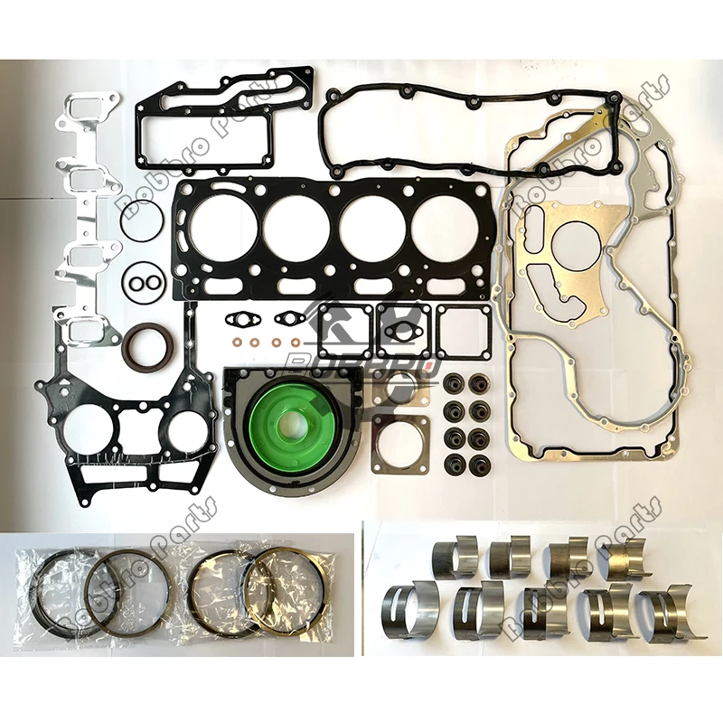 

Cat C4.4 C4.4T/TA Complete Gasket Kit Piston Ring Mian Bearng Rod Bearing Set For Caterpillar Backhoe Loader 420E 430E