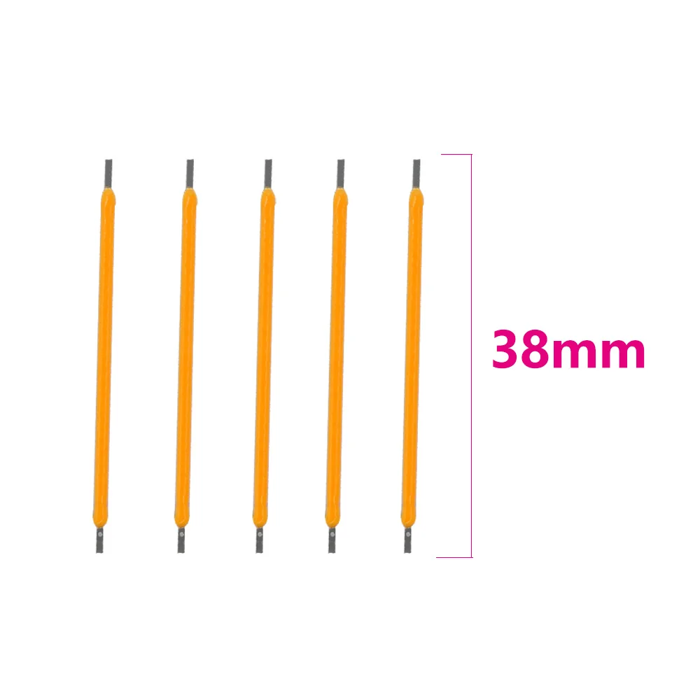 

40pcs DC3V 12V 57V 38mm Edison Bulb Filament Lamp Parts LED COB Chip IC 100mA Light Accessories Diodes For LED bulb Tubt DIY