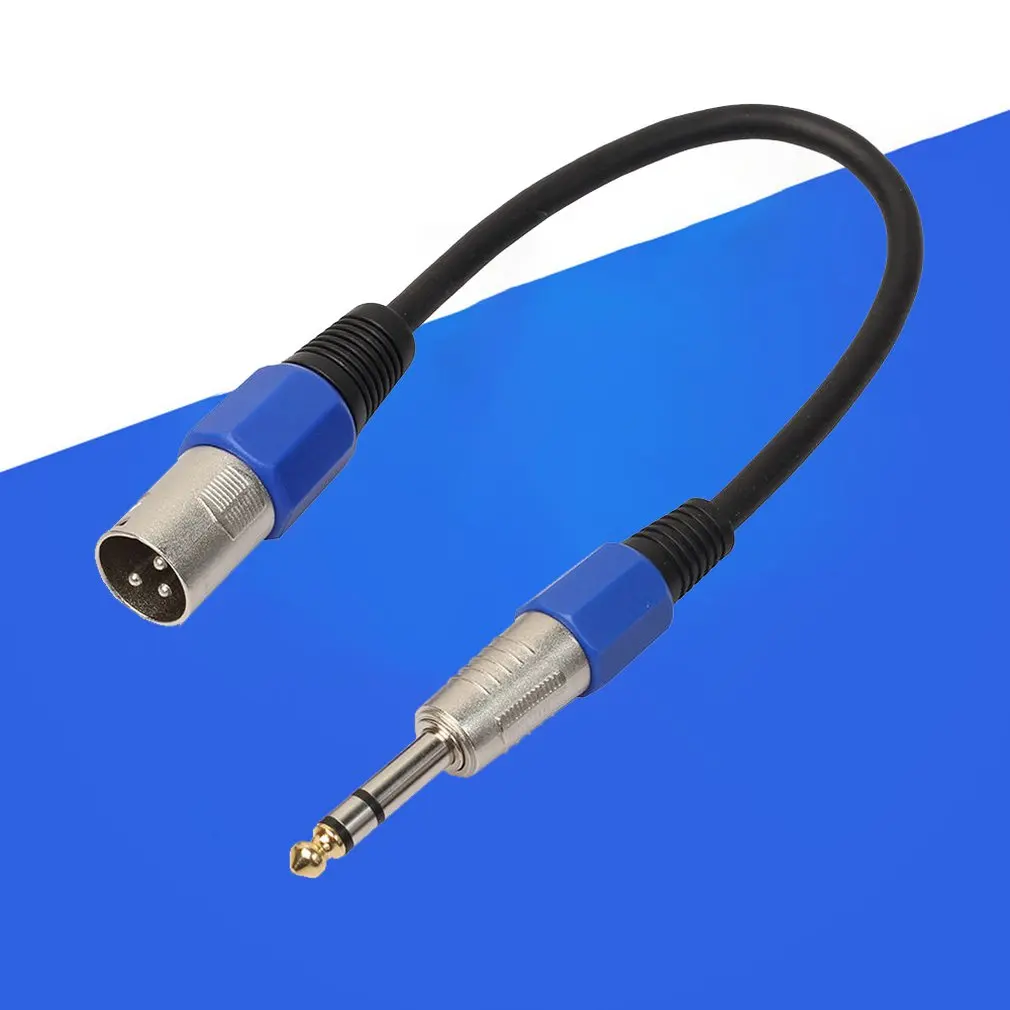 ชาย XLR ถึง6.35มม.แจ็คสเตอริโอสายเคเบิล0.3M,0.5M,1M,2M,3M สาย XLR Audio Active Powered ลำโพงตะกั่ว TRS Balanced 99% ทองแดงบริสุทธิ์