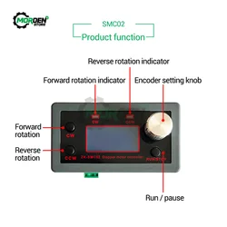 SMC 02 Drive Integrated 42 57 Stepper Motor Controller Forward And Reverse Drive Angle Pulse Speed PIC Serial Communication