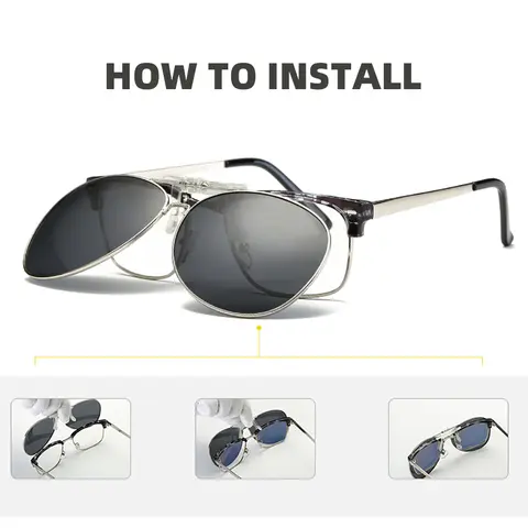 6 best sales sunglasses clip on - №5