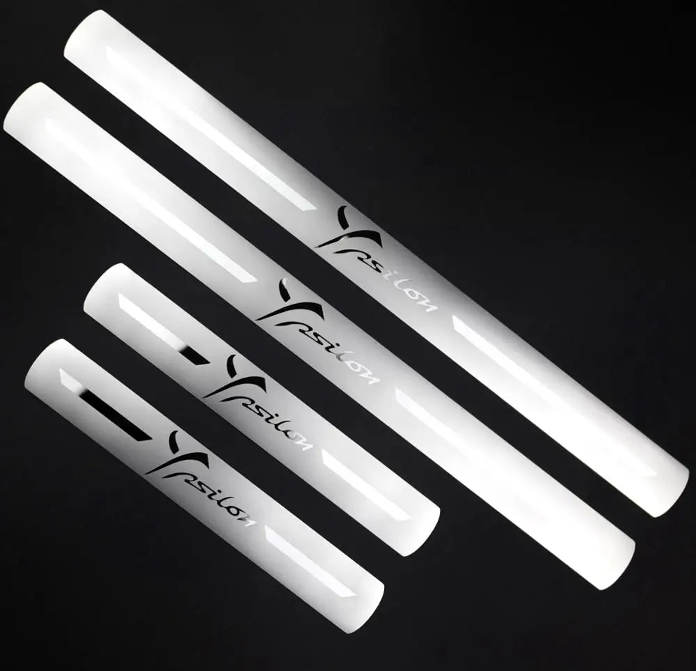 Car Stainless Steel Door Sill pedal Scuff Plate for LANCIA Chrysler Ypsilon 4pcs