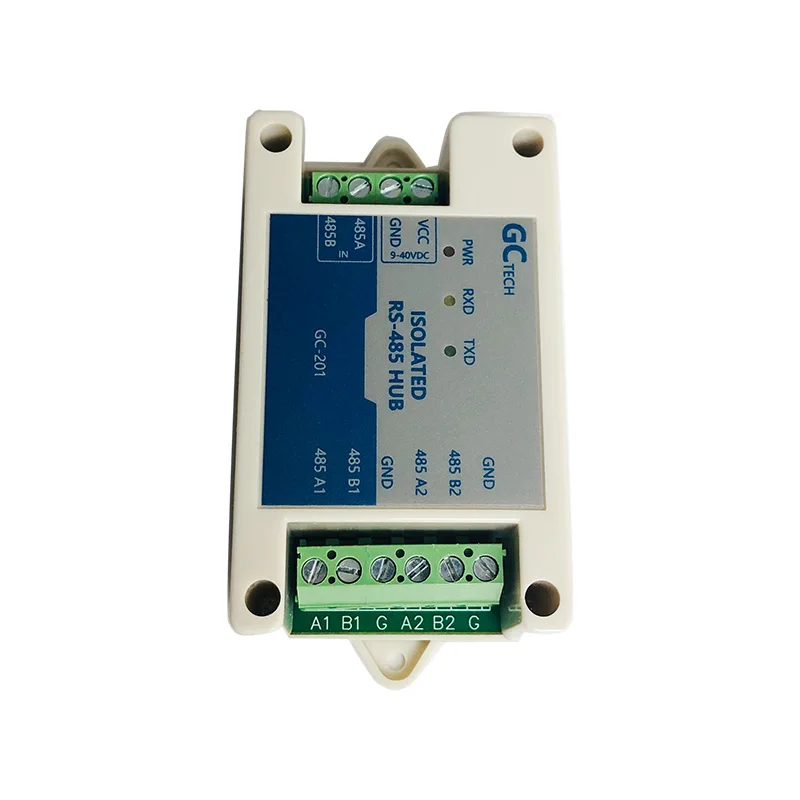 Hub 485 de Isolamento Fotoelétrico de Canais Modelo One-to-quatro Repetidores Entrada e Saída Proteção contra Raios Grau Industrial