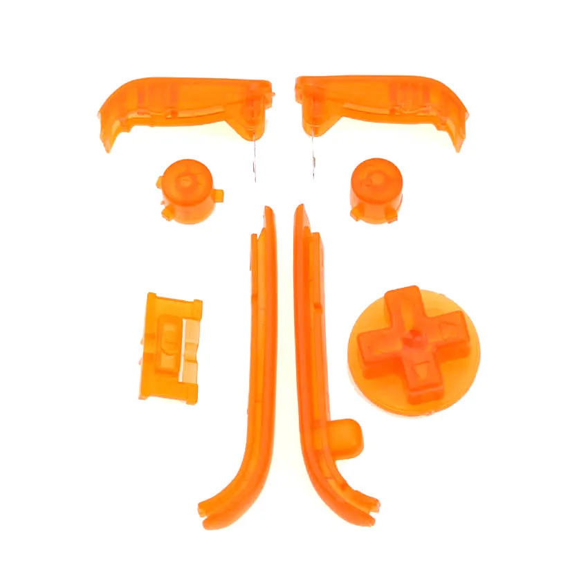 ゲームボーイ用のいくつかの色のプラスチック製ラグバボタンa b lrキーd-pad