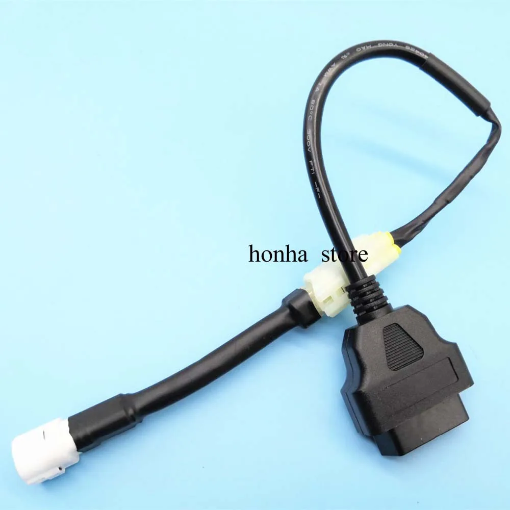 3&4 pin connector OBD II K-Line diagnostic harness electronic cable of  motorcycle