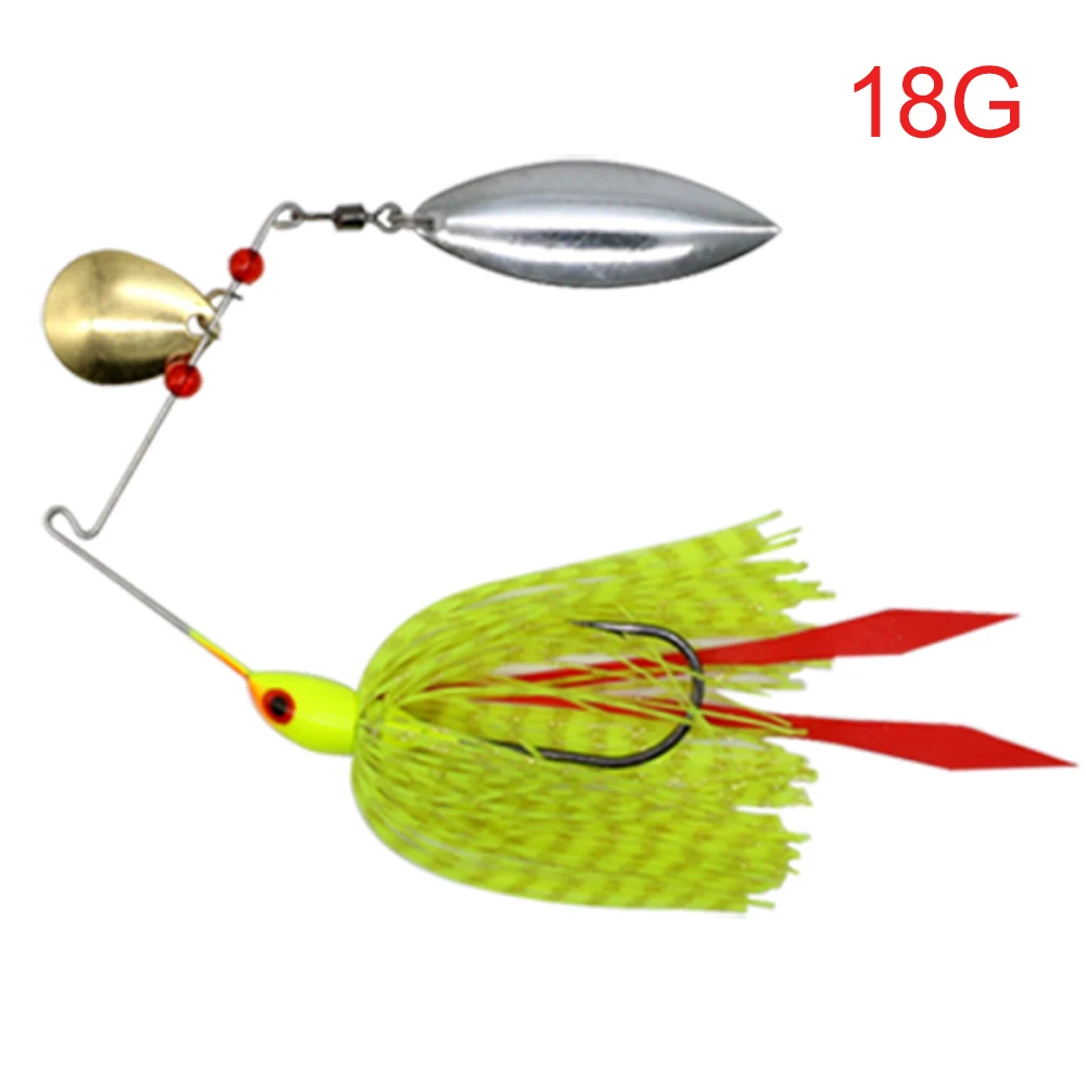 Mycena 16G&18G&21G Spinner Bait Bass Jig Chatter Bait Angelköder Chatterbait Angelset Wobbler für Bass-Angelzubehör – Detail 3