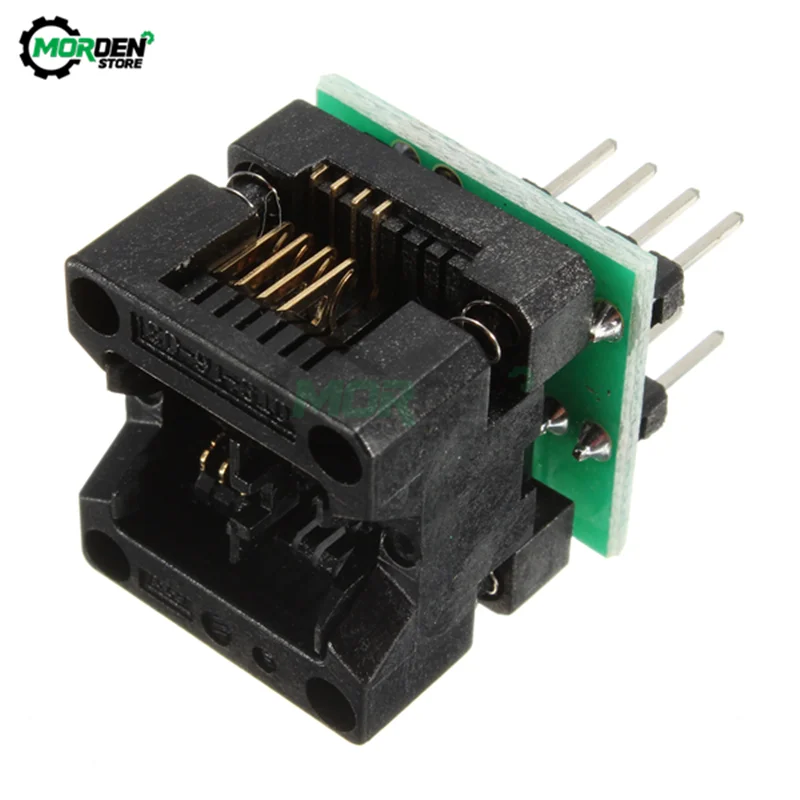 150mil 200mil SOIC8 SOP8 to DIP8 Dip-8 Wide-Body Narrow-Body Seat Wide Programmer Adapter Socket Green Blue