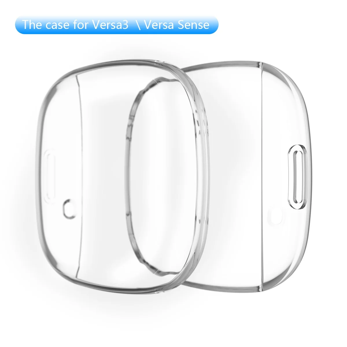 Чехол-бампер для часов Fitbit Versa3/ fitbit Sense, защитный чехол для умных часов Versa 3, противоударный защитный чехол