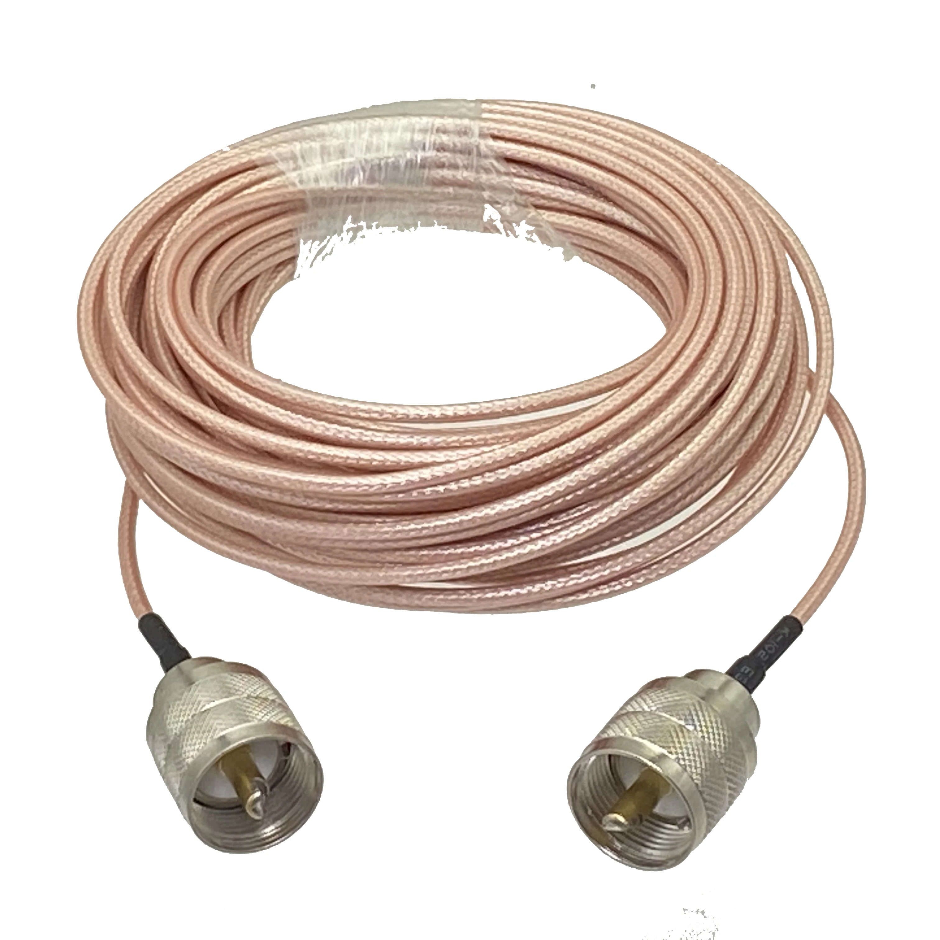RG316 Cable UHF PL259 Male Plug to UHF PL259 Male Plug Connector Crimp Wire RF Coaxial Pigtail Jumper Adapter New 6inch~10FT