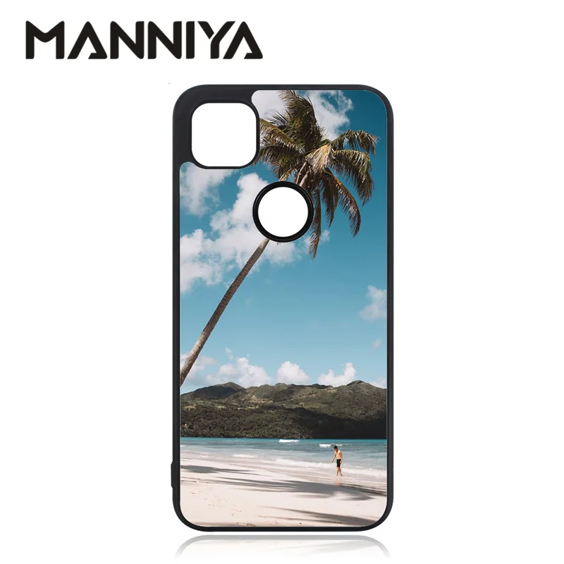 MANNIYA for Google pixel Series Blank Sublimation rubber Case with Aluminum Inserts 10pcs/lot