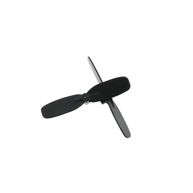 10pcs 30mm Propeller Blade for 0.7m Shaft Coreless Motor RC Glider Airplane Toy #Black