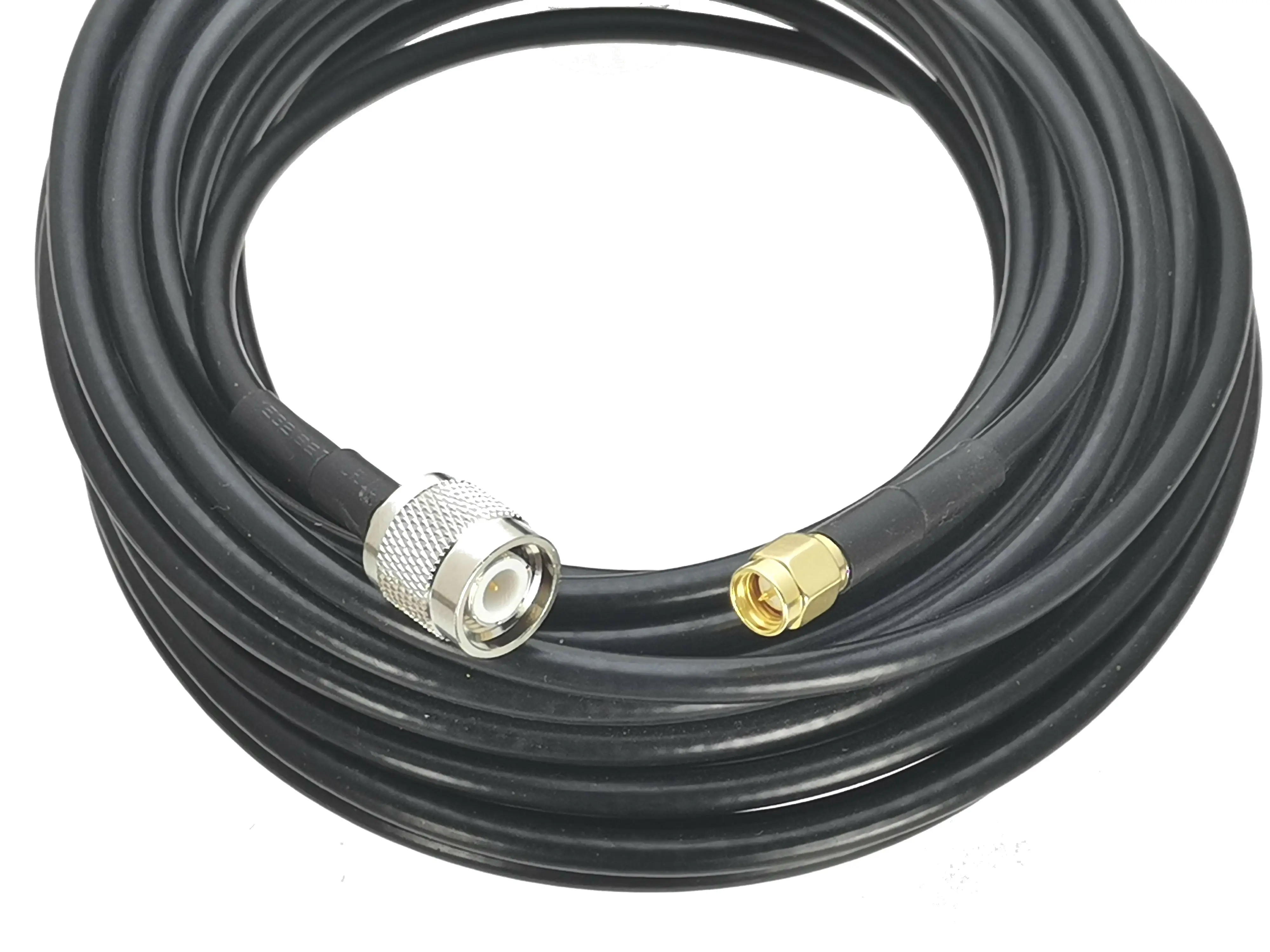 RG58 TNC Male plug to SMA Male Plug Straight Connector RF Coaxial Jumper Pigtail Cable Wire Terminals 6inch~20M