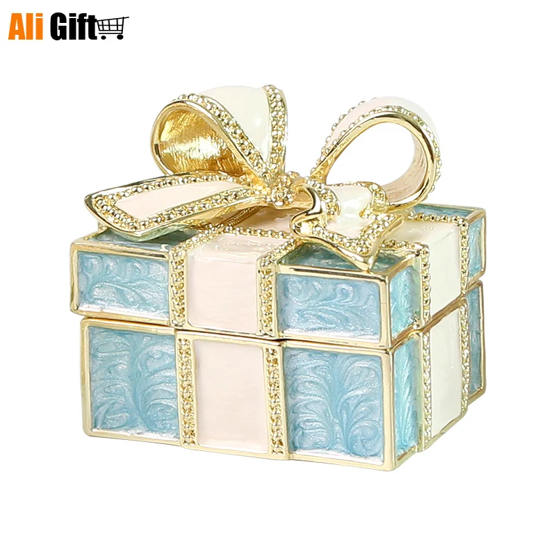 Japan Piearth Princess Jewelry Box Bow Box Creative European Jewelry Storage Box Portable Case for Jewelry Gift Box