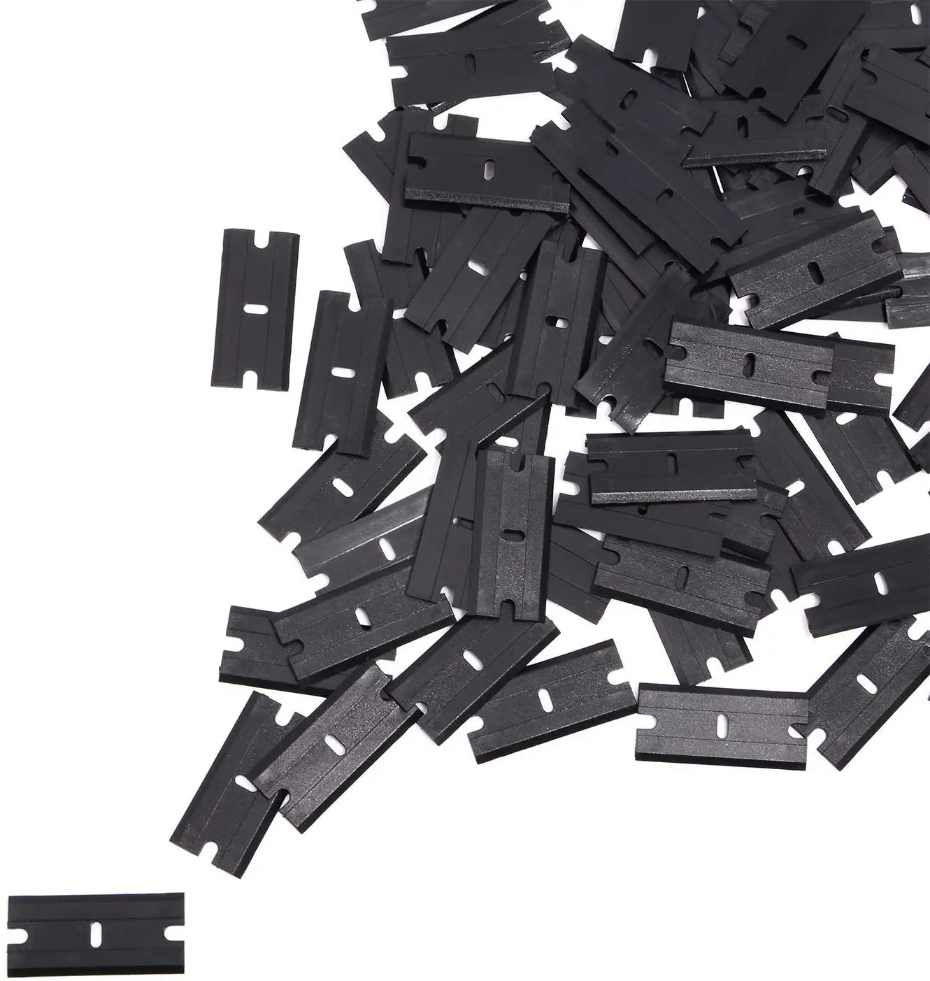 FOSHIO 2 stücke Kunststoff Rasiermesser Schaber Fenster Tönung Aufkleber Aufkleber Reinigung Mit 100 stücke Doppel-Rand Klingen Adhesive Vinyl entferner Werkzeuge – Detail 14