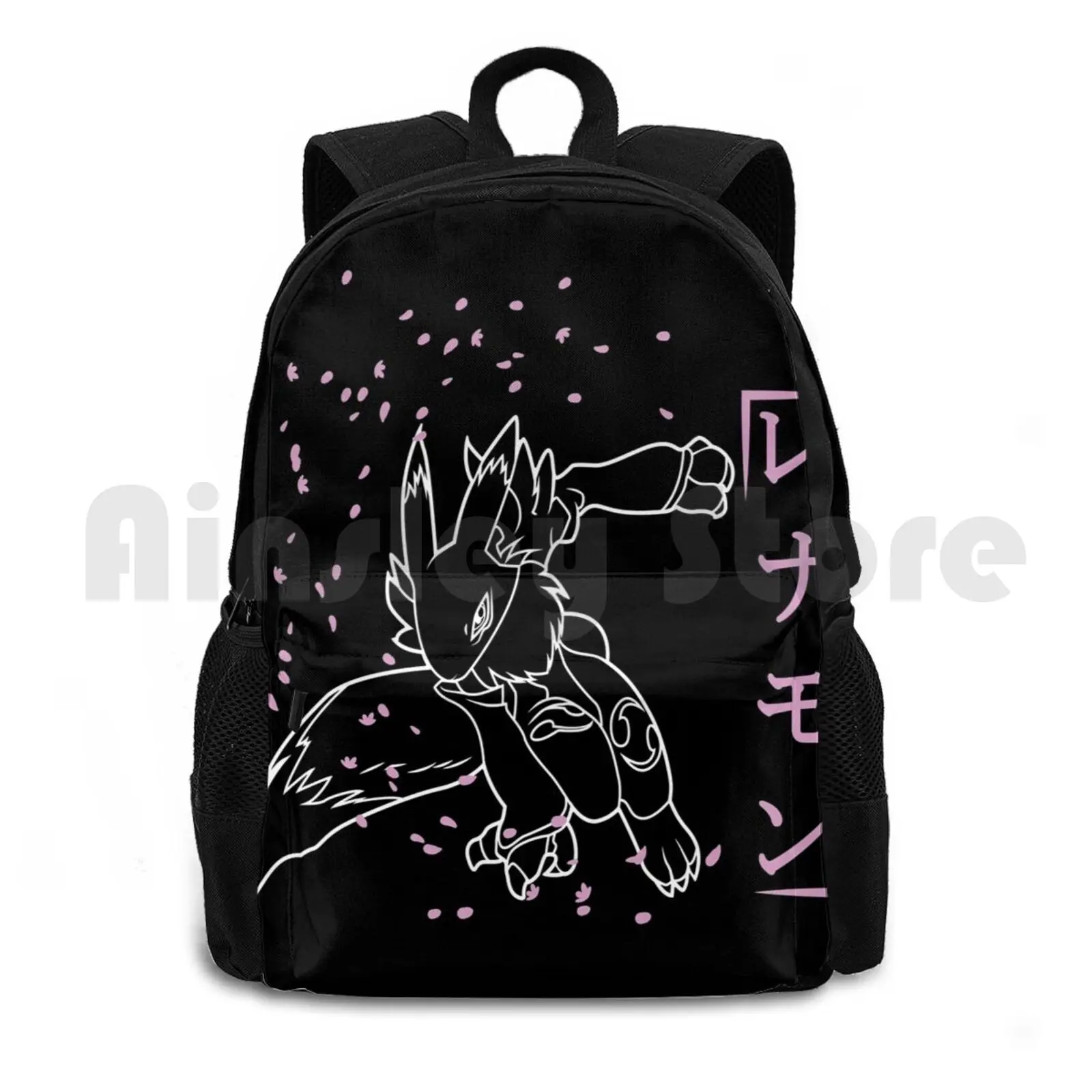 Renamon Digimon Tamers ( Alt. Color ) Outdoor Hiking Backpack Waterproof Camping Travel Renamon Digimon Sleeve Anime Digital